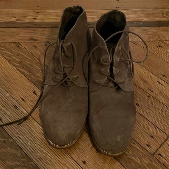 Shoes - Waterproof lace up booties